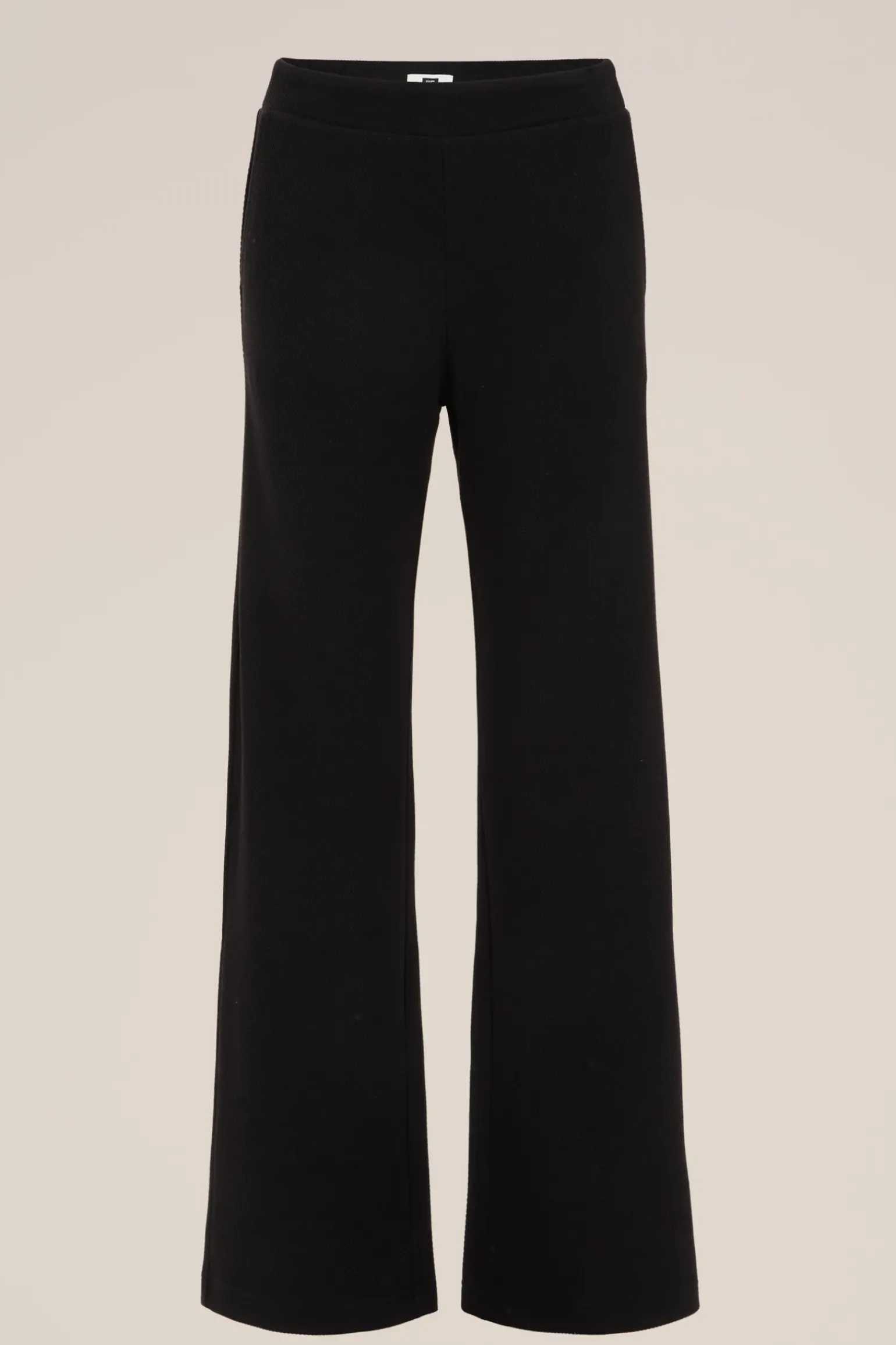 Slim fit broek met structuur