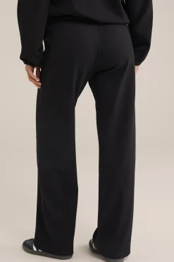 Slim fit broek met structuur