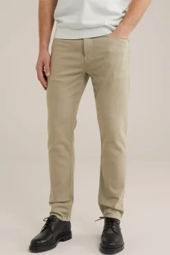 Slim fit broek van jog kwaliteit