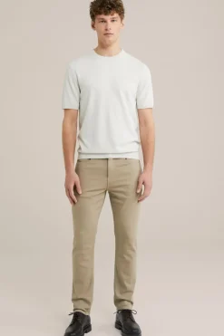 Slim fit broek van jog kwaliteit