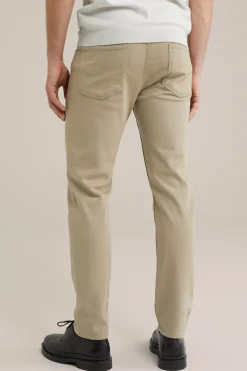 Slim fit broek van jog kwaliteit