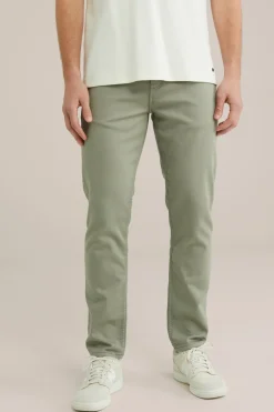 Slim fit broek van jog kwaliteit