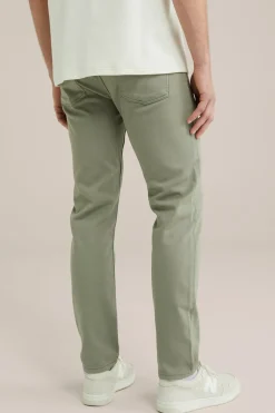 Slim fit broek van jog kwaliteit