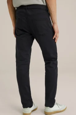 Slim fit broek van jog kwaliteit