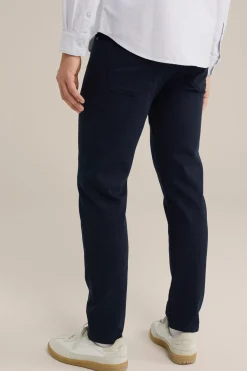 Slim fit broek van jog kwaliteit