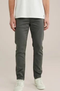 Slim fit broek van jog kwaliteit