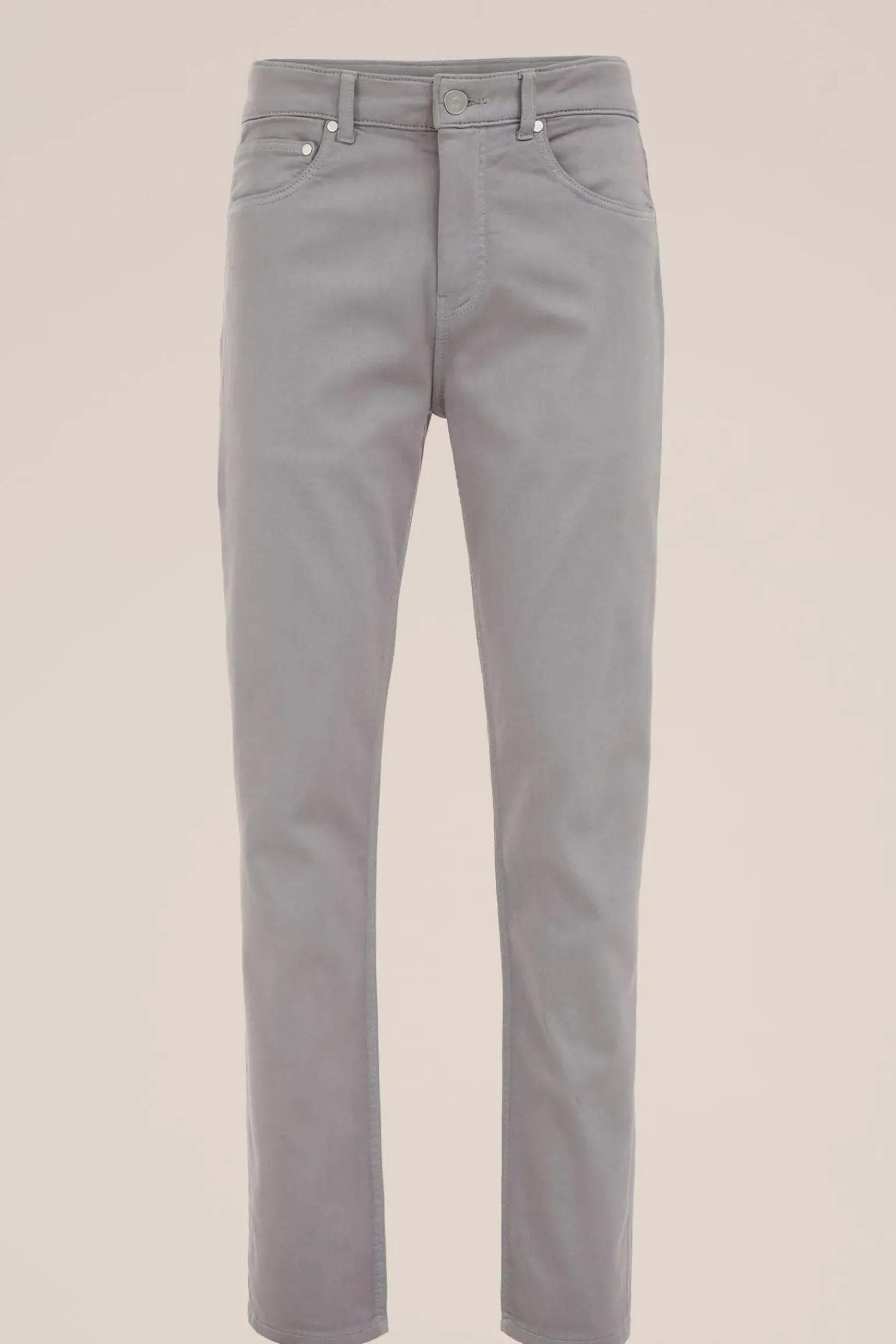 Slim fit broek van jog kwaliteit