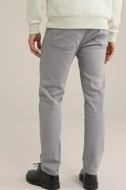 Slim fit broek van jog kwaliteit