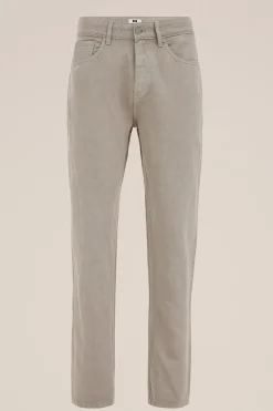 slim fit broek van linnenmix