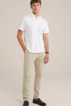 slim fit chino met dessin