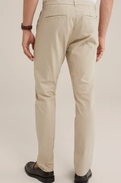 slim fit chino met dessin