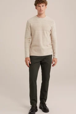 slim fit chino met stretch