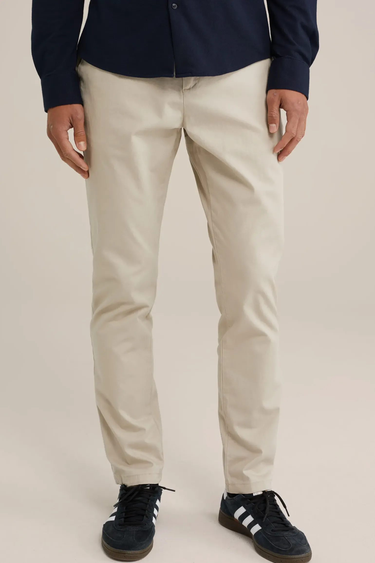 slim fit chino met stretch