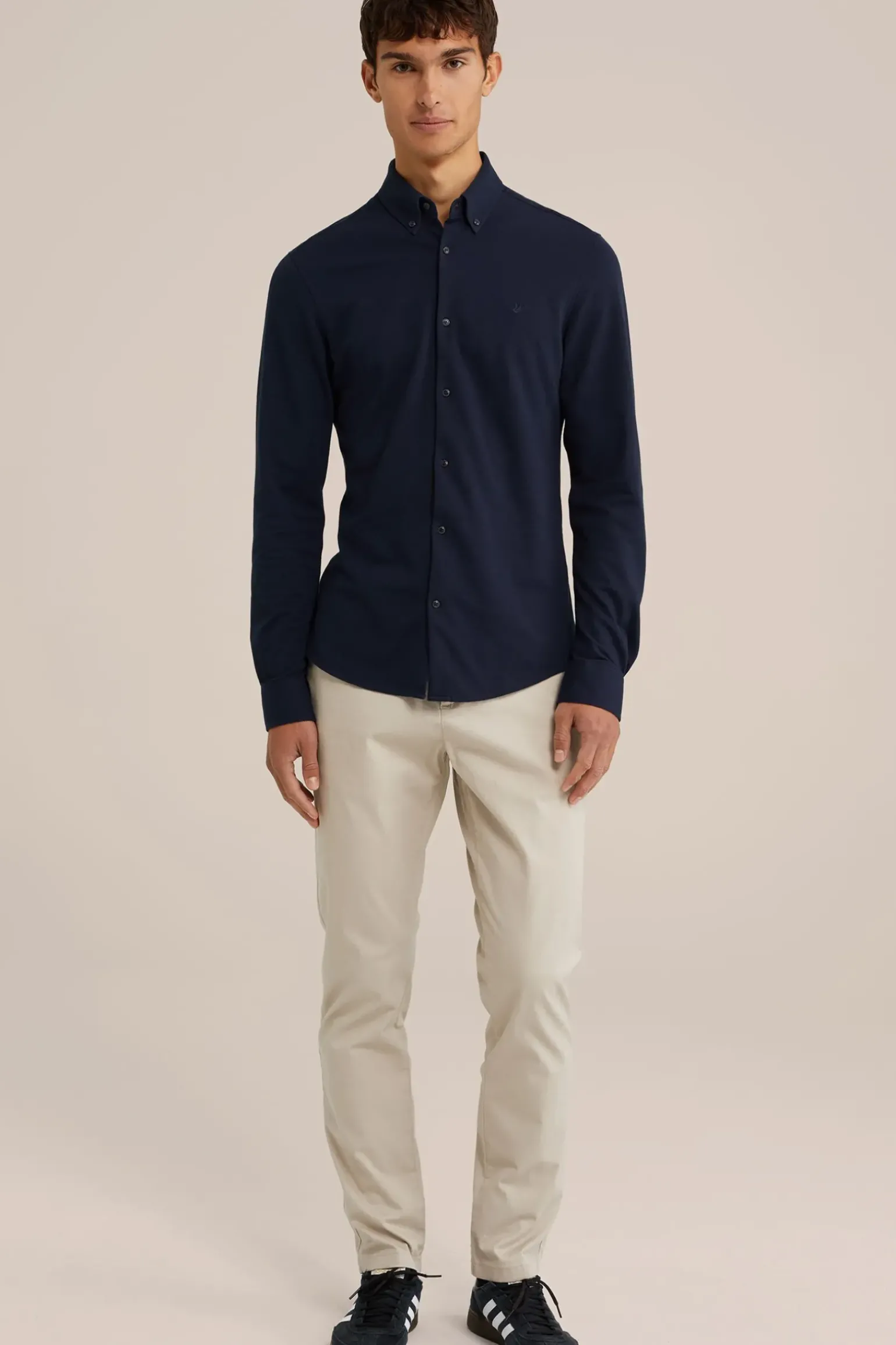 slim fit chino met stretch