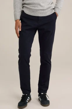 slim fit chino met stretch