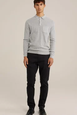 slim fit chino met stretch