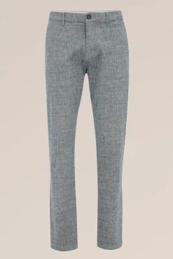 slim fit chino met structuur