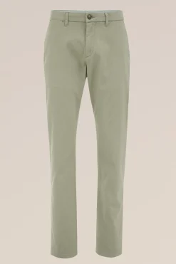 Slim fit chino met structuur