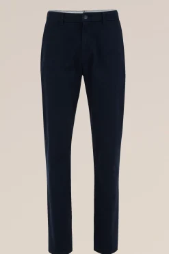 Slim fit chino met structuur