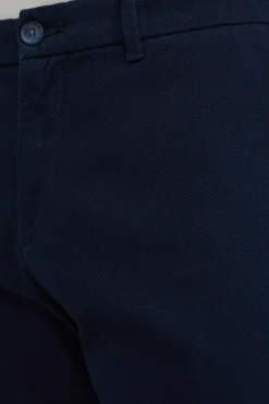 Slim fit chino met structuur