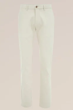 Slim fit chino met structuur