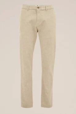 slim fit chino met structuur