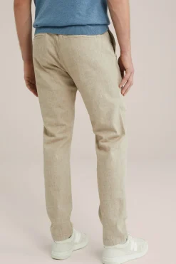 slim fit chino met structuur