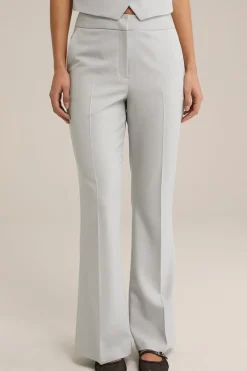 Slim fit flared pantalon