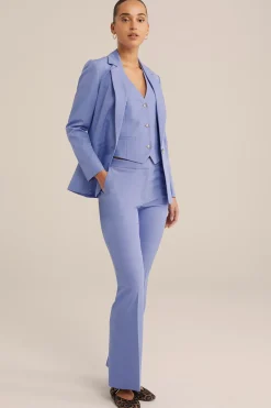Slim fit flared pantalon