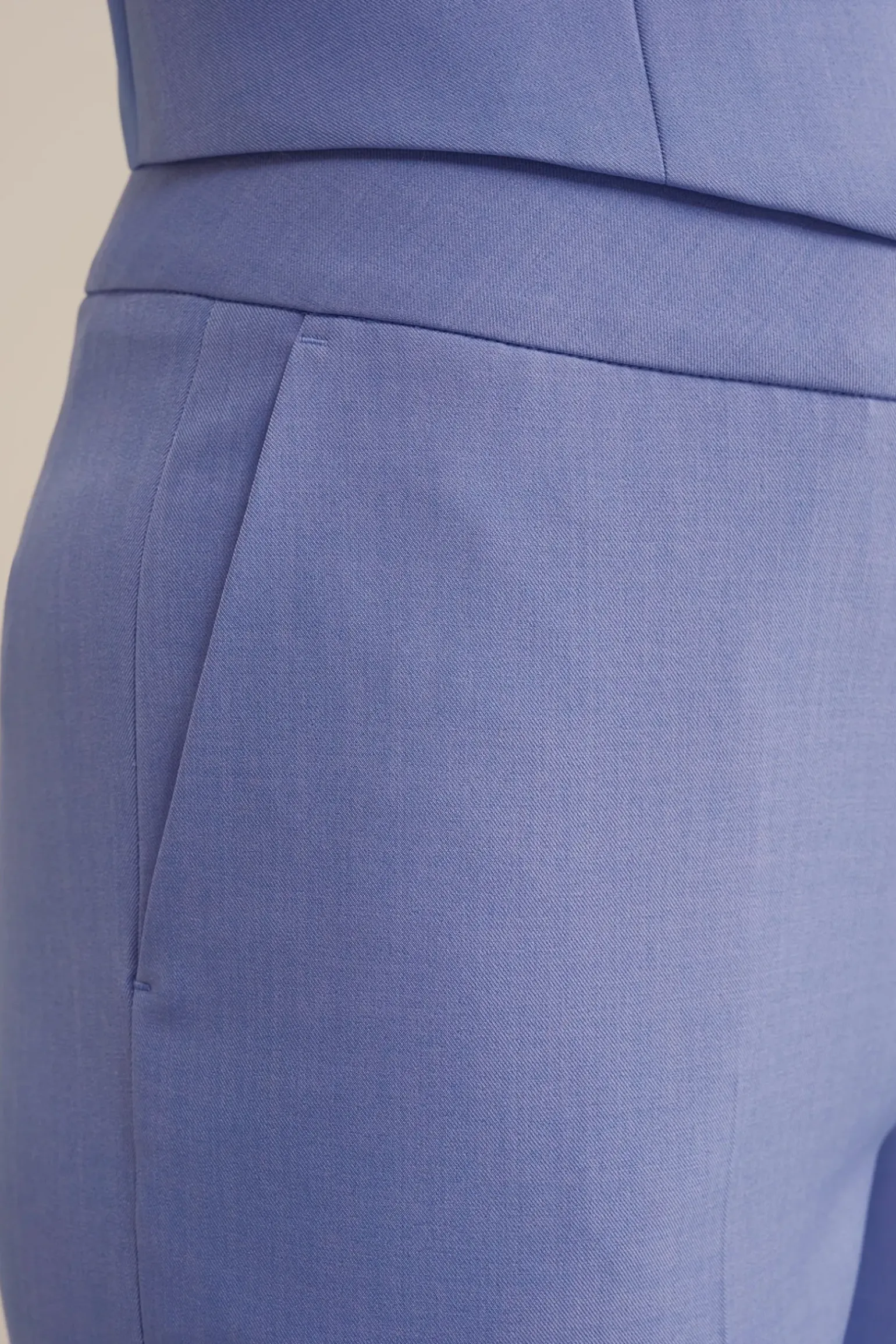 Slim fit flared pantalon