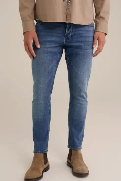 slim fit jeans met medium stretch