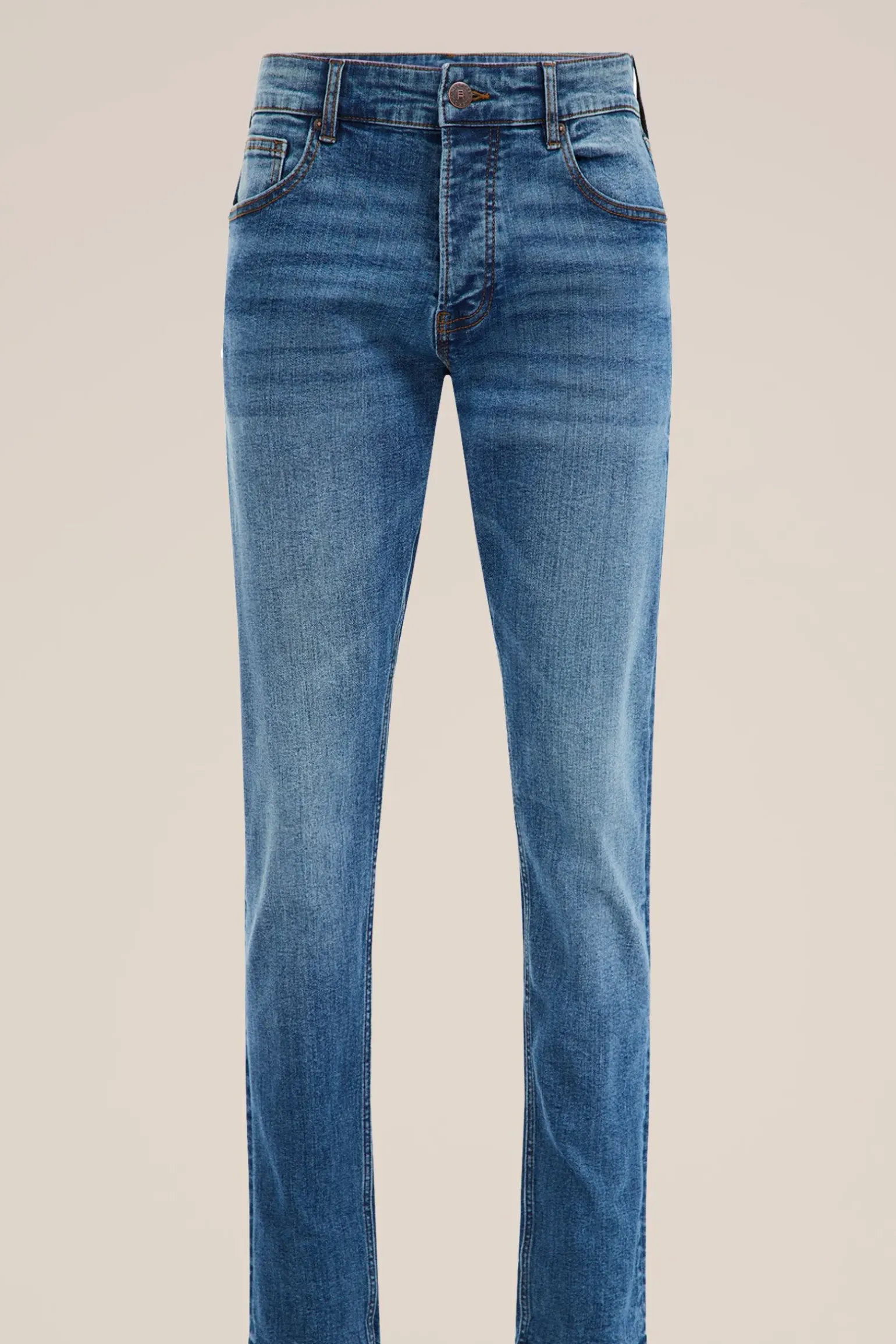slim fit jeans met medium stretch