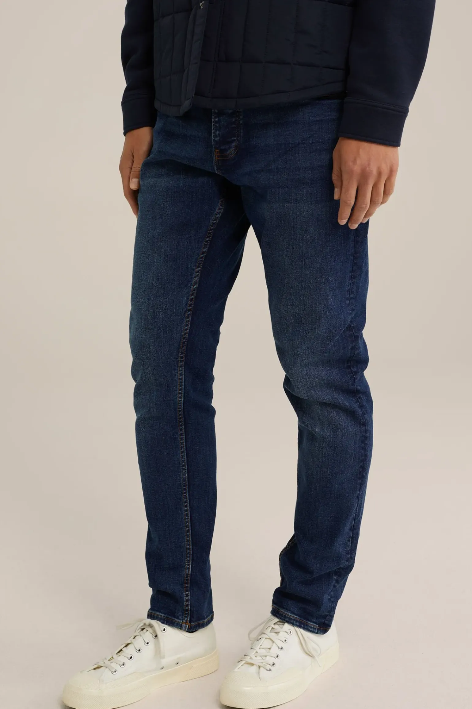 slim fit jeans met medium stretch