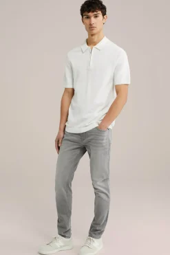 slim fit jeans met medium stretch