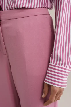 slim fit jersey pantalon met stretch
