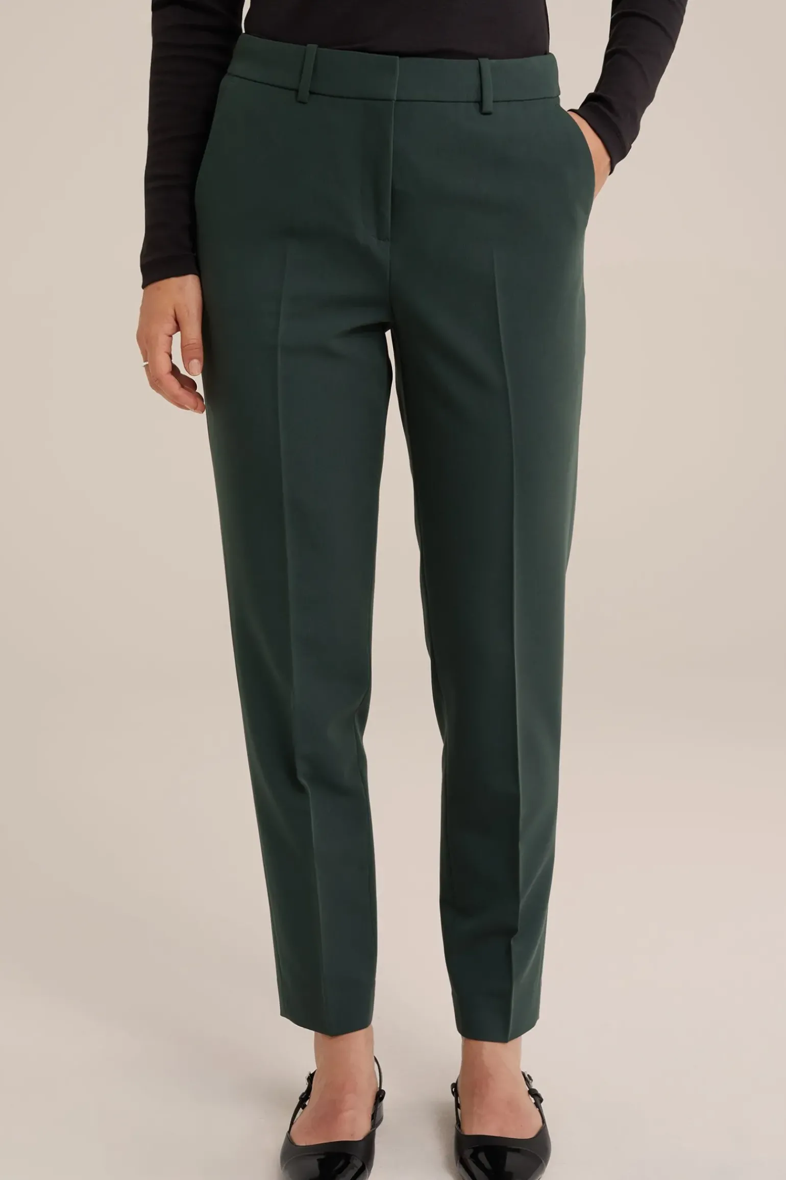 slim fit pantalon