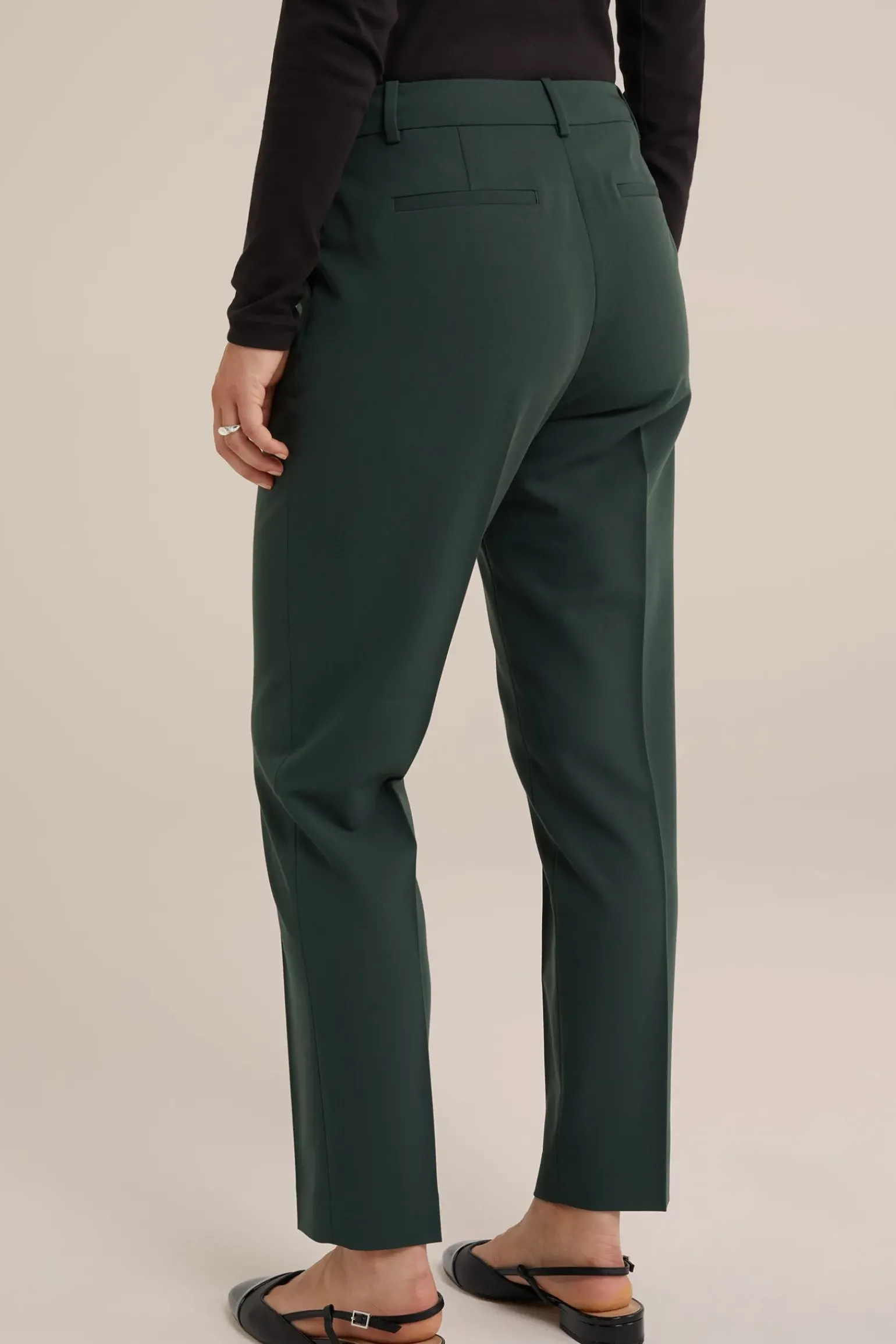 slim fit pantalon