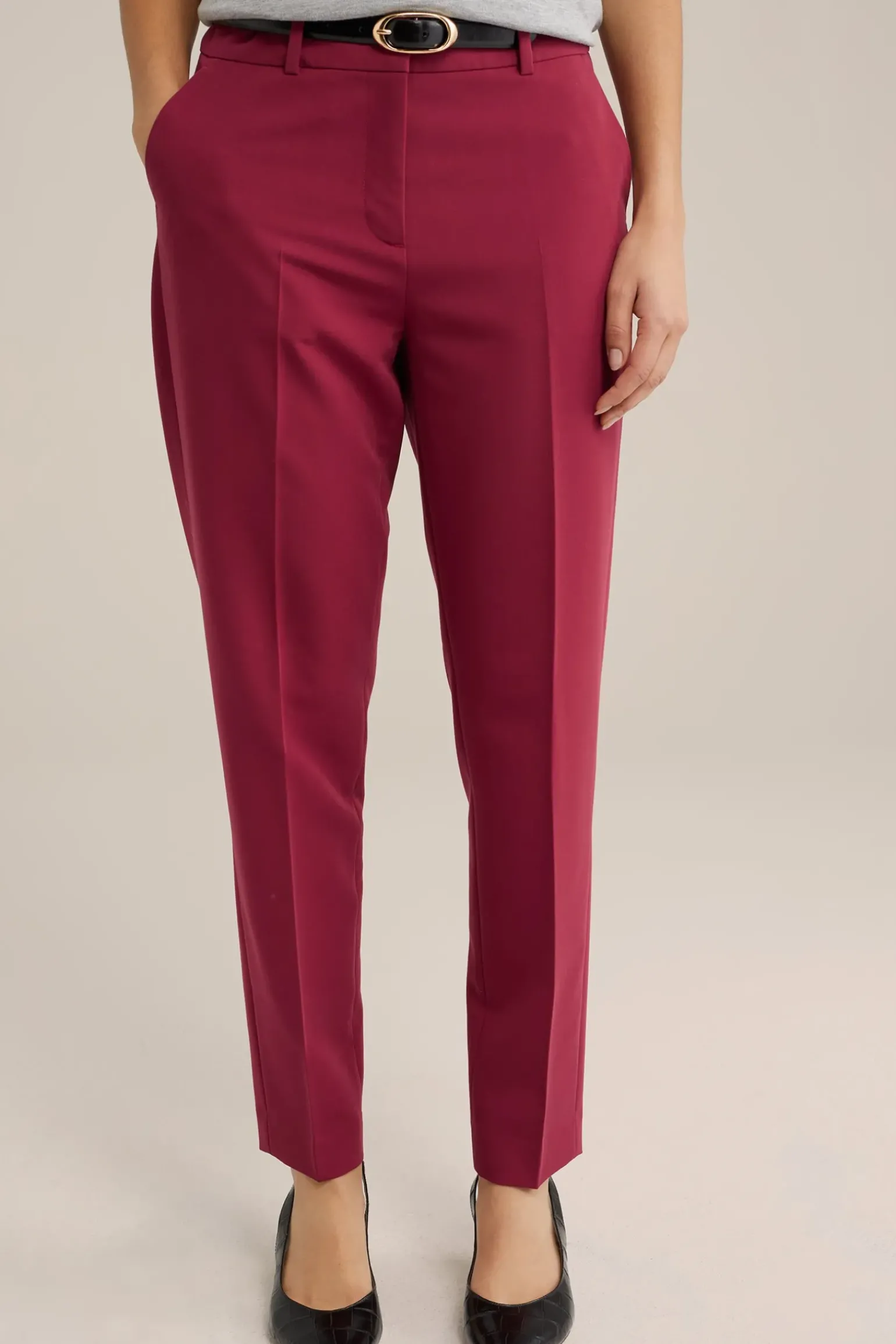 slim fit pantalon
