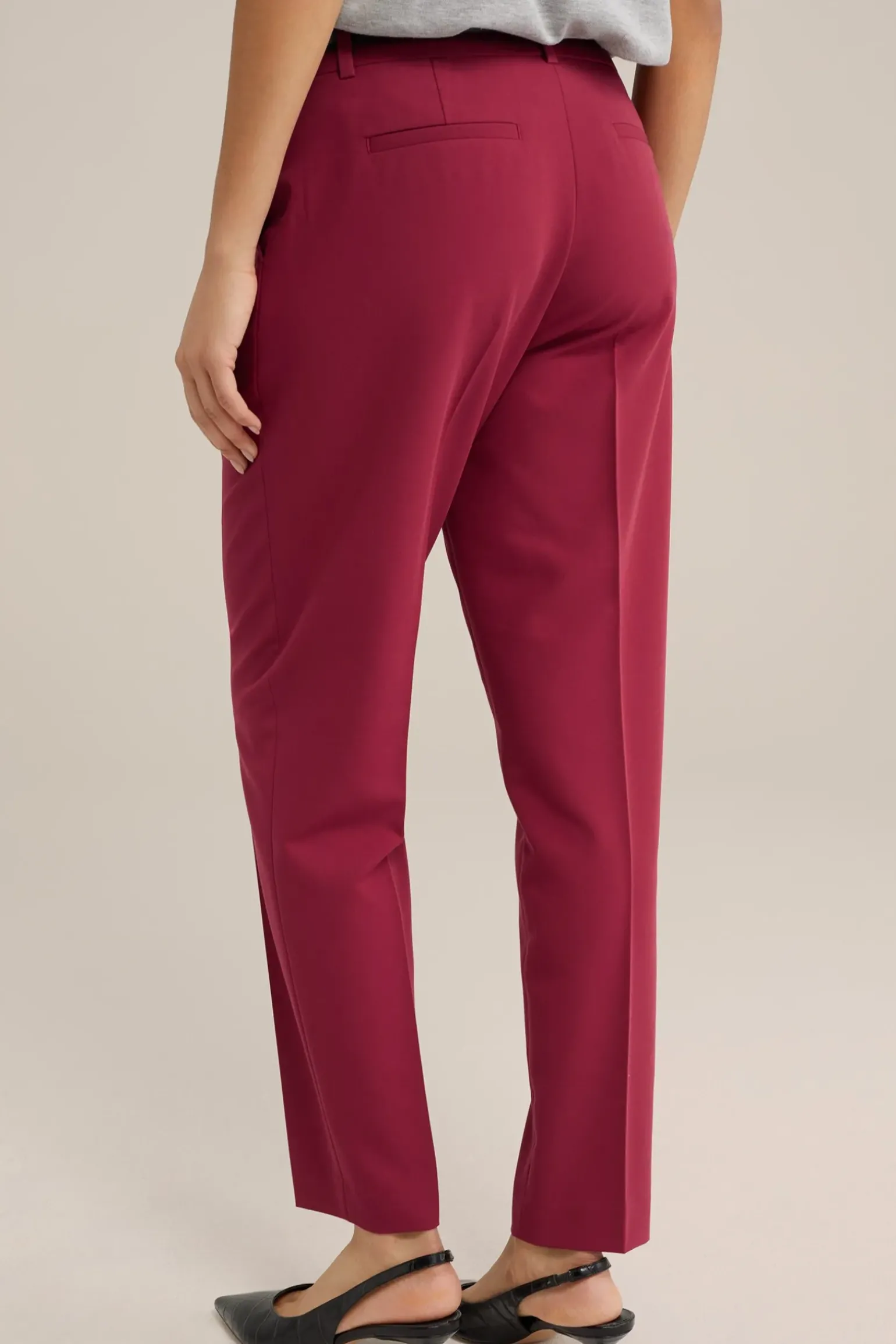 slim fit pantalon