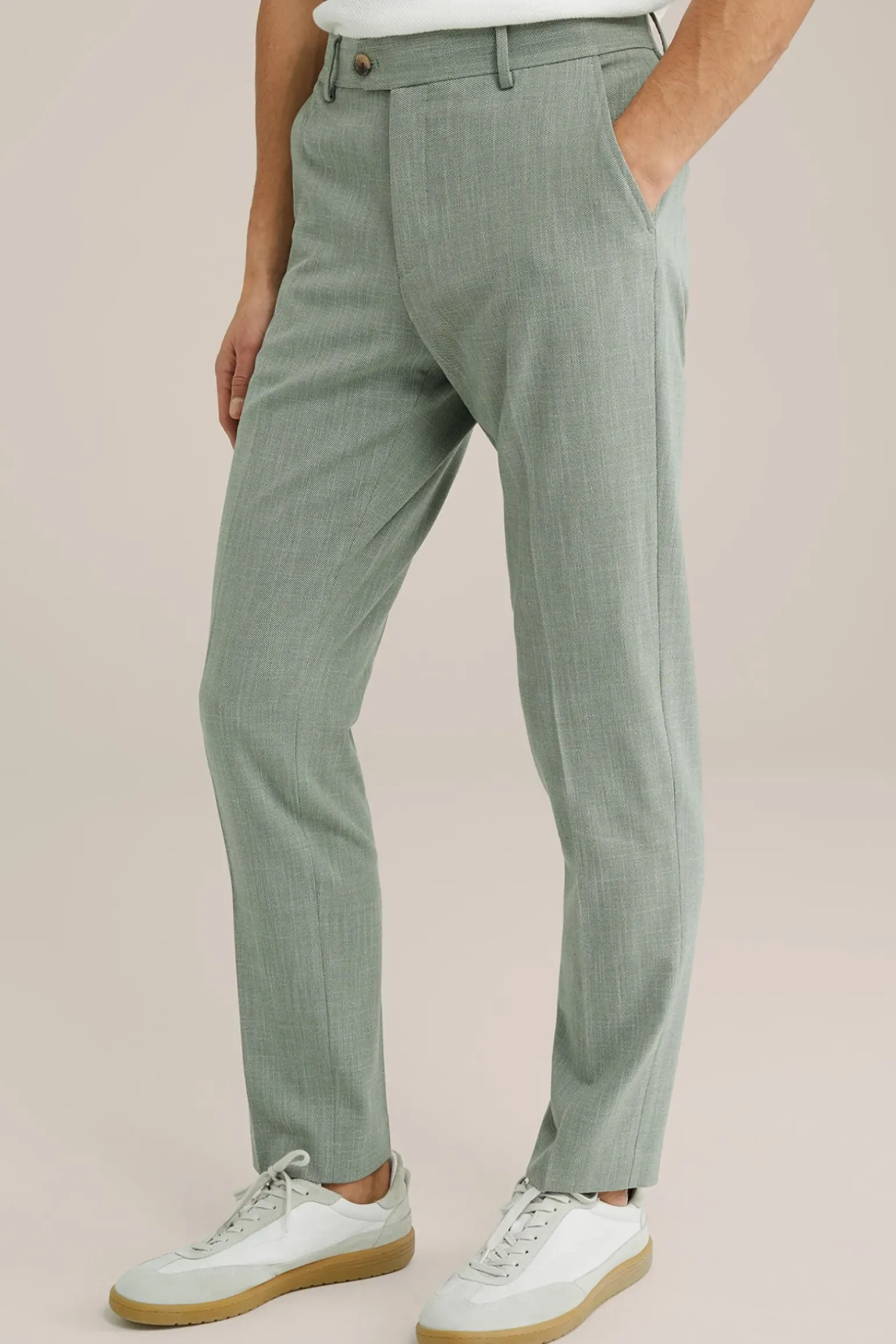 slim fit pantalon