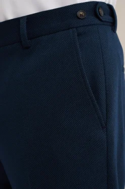 slim fit pantalon met stretch