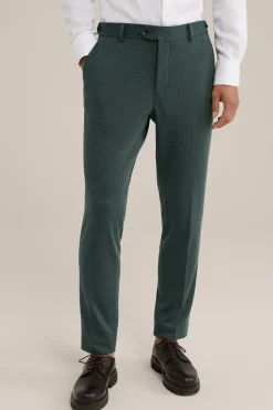 slim fit pantalon met stretch