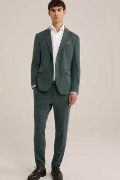 slim fit pantalon met stretch