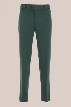 slim fit pantalon met stretch