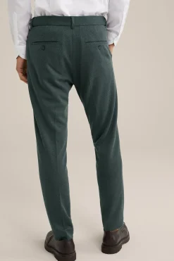 slim fit pantalon met stretch