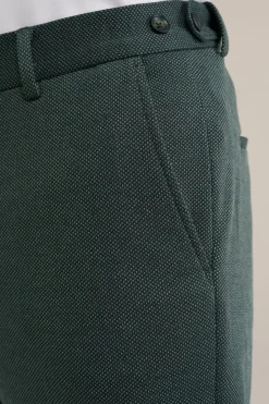 slim fit pantalon met stretch