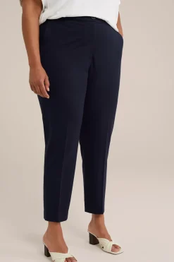 slim fit pantalon met stretch - Curve