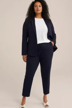 slim fit pantalon met stretch - Curve