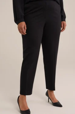 slim fit pantalon met stretch - Curve
