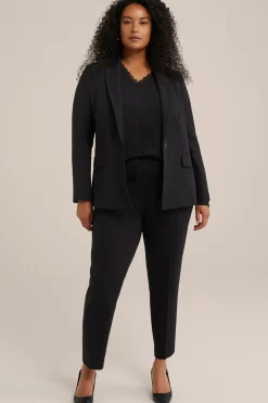 slim fit pantalon met stretch - Curve